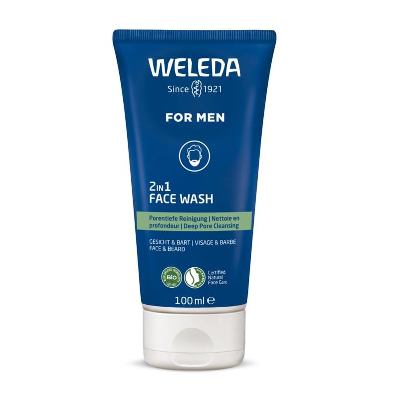 Weleda natuurcosmetica Men 2-in-1 Reinigungsgel für Gesicht und Bart Weleda natuurcosmetica Men 2-in-1 Reinigungsgel für Gesicht und Bart Abbildung