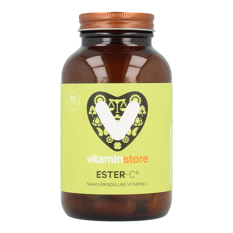 Vitaminstore Ester-C® (zuurvrije vitamine C) Vitaminstore Ester-C® (zuurvrije vitamine C) afbeelding