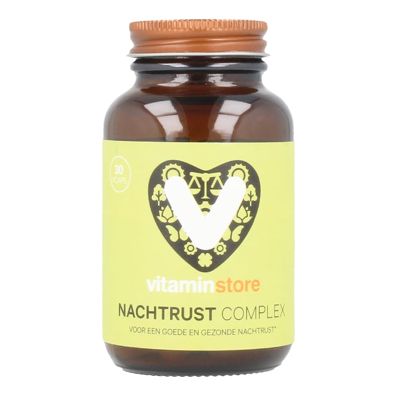 Vitaminstore Nachtrust Complex met melatonine Vitaminstore Nachtrust Complex met melatonine afbeelding