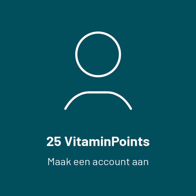 maak een account aan en krijg vitaminpoints