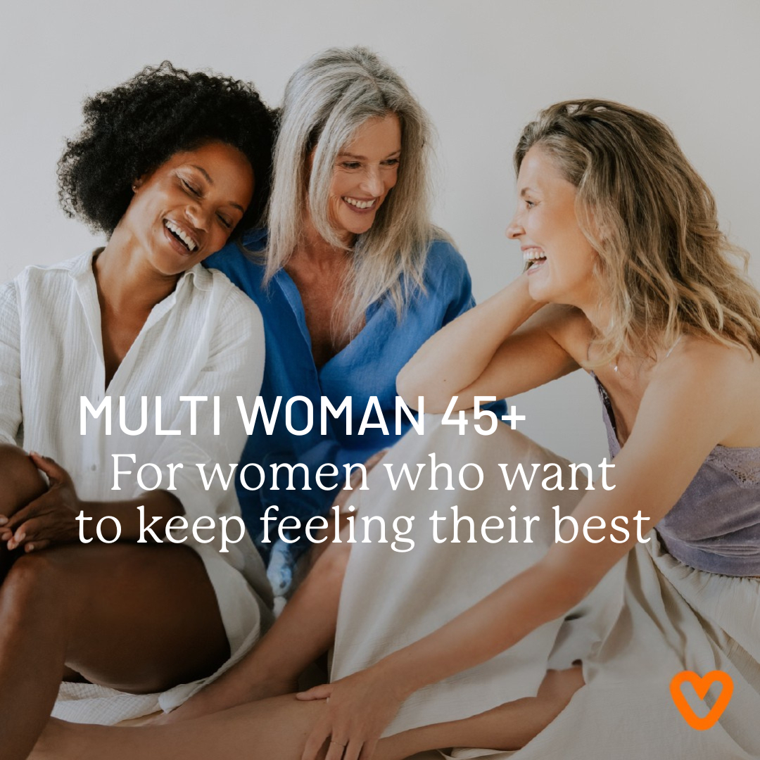 photo of a woman with a multi for pregnant women
