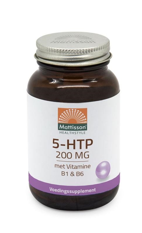     5-HTP 200 mg vitamine B1&B6 - 60 stuks