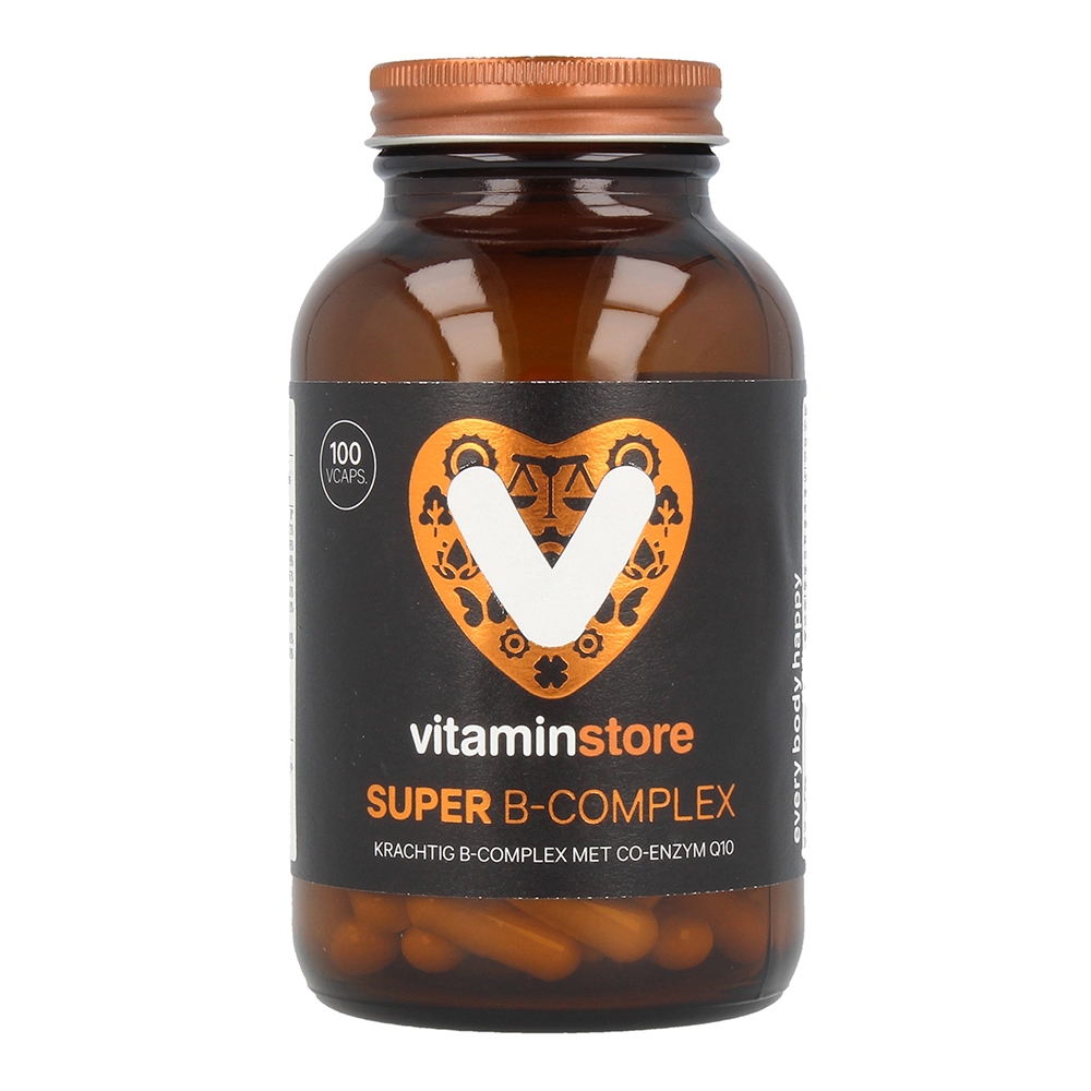  Super B Complex (met 30 mg Q10) - 50 vegicaps - Vitaminstore