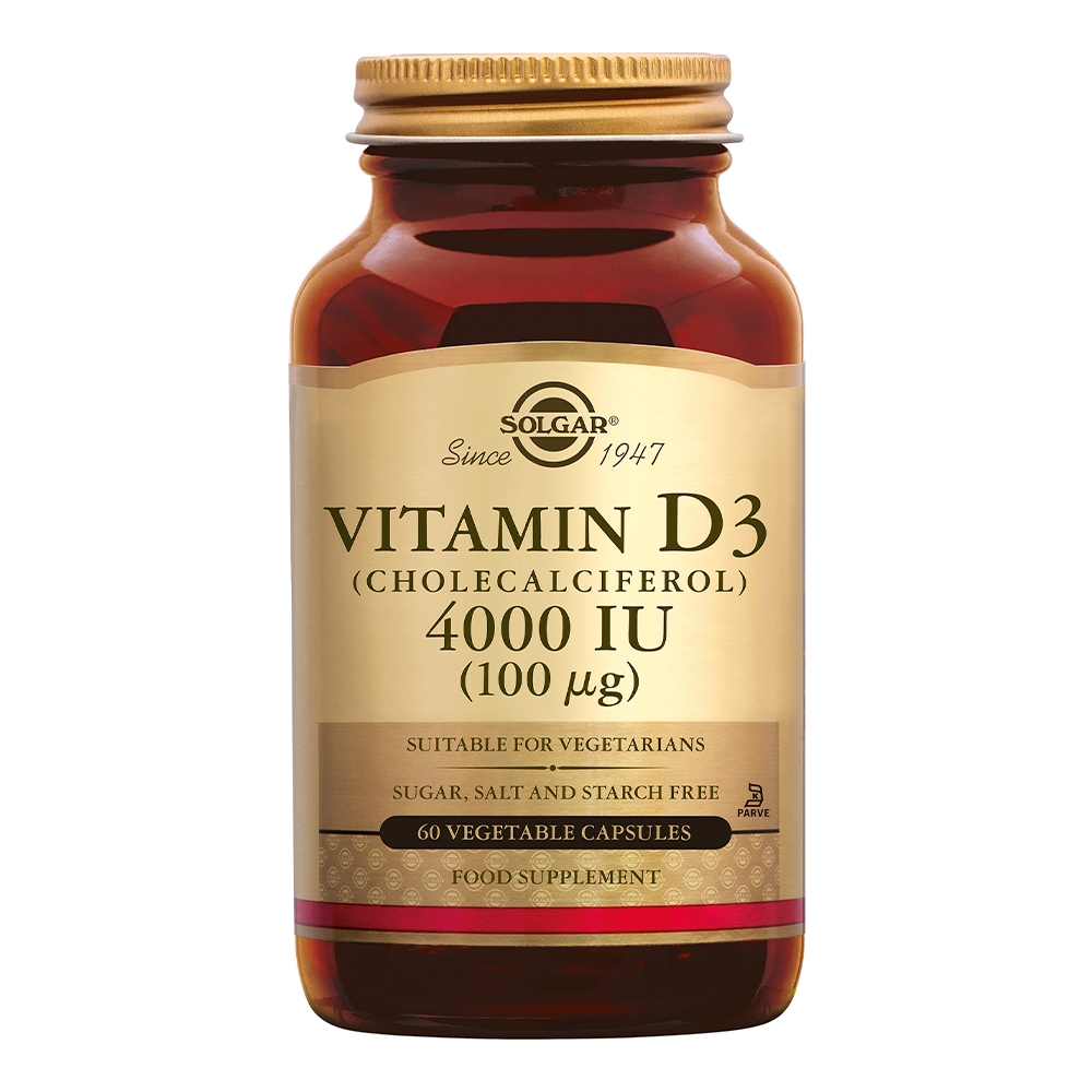 Solgar Vitamins - Vitamin D-3 4000 IU /100µg (vitamine D uit wolvet)