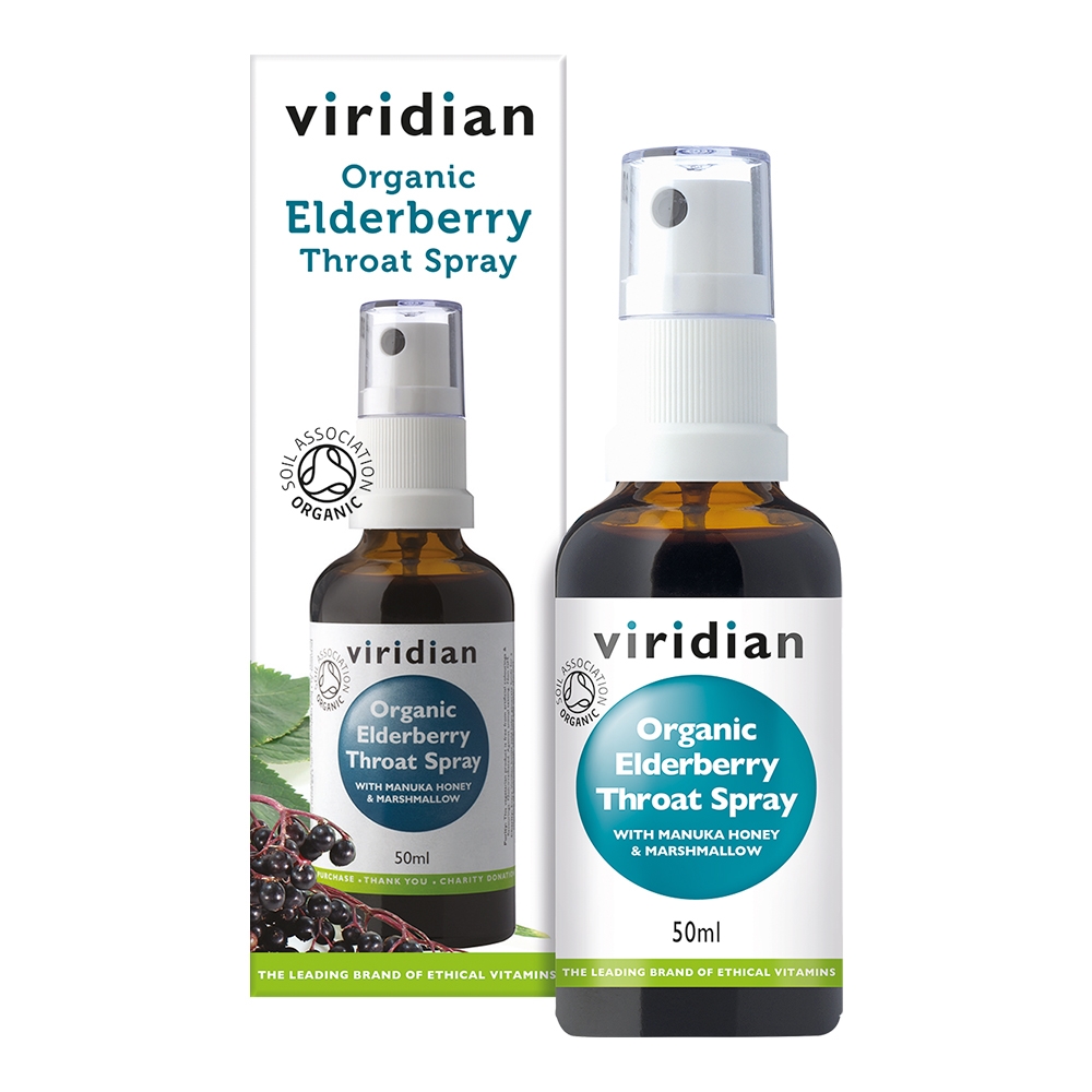  Organic Elderberry Throat Spray - 50 ml