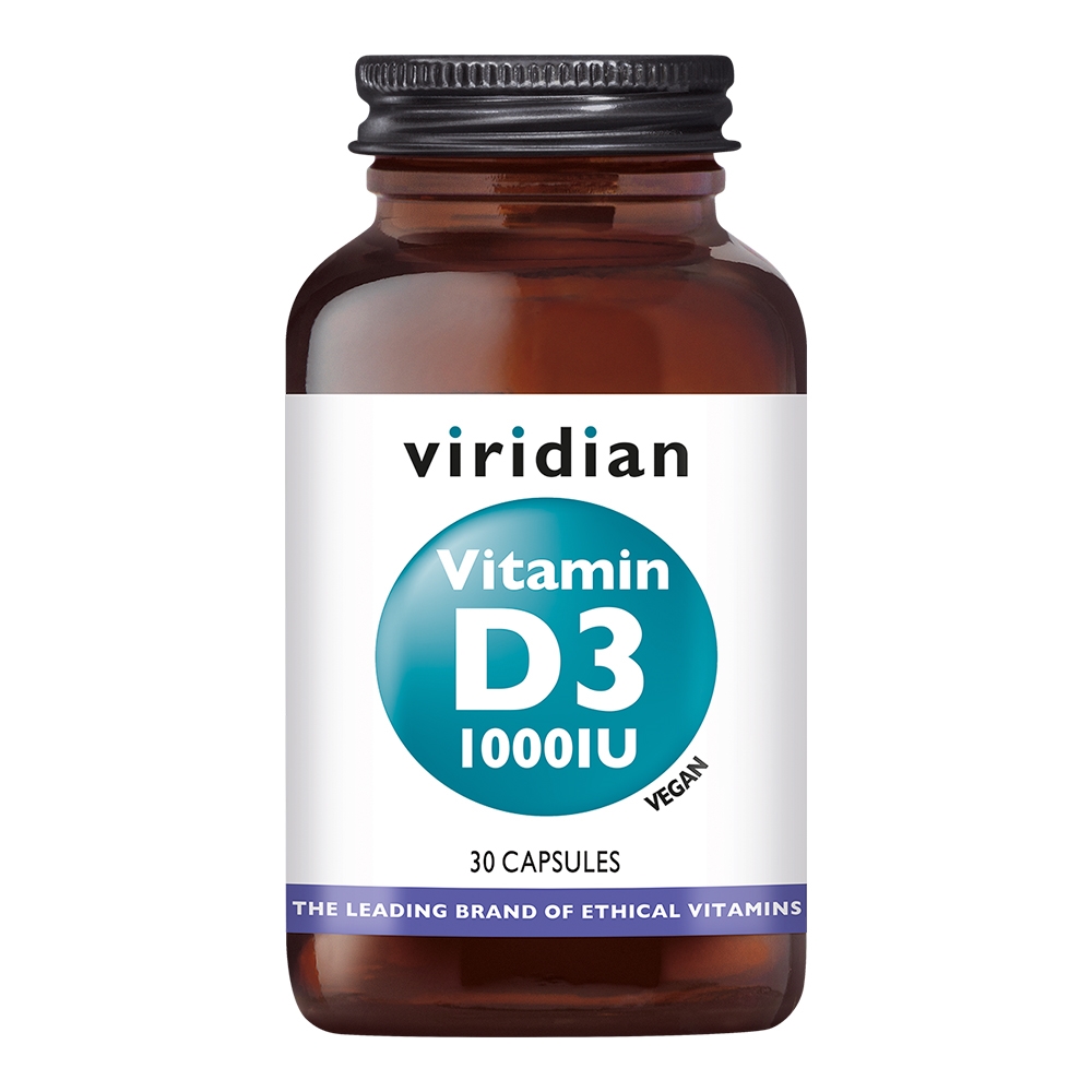   Vitamin D3 (Vegan) 1000 IU  (25µg) - 30 vegicaps