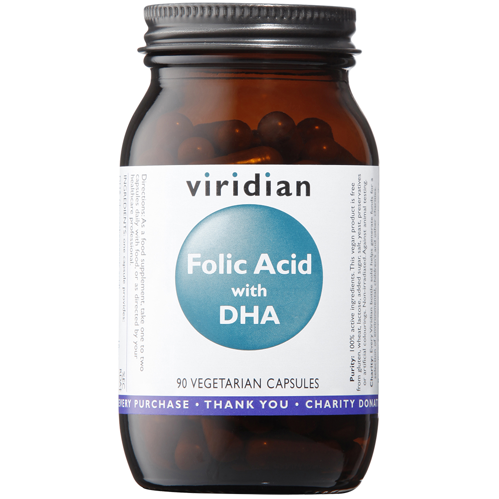   Folic Acid with DHA - 90 vegicaps