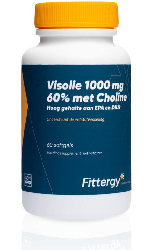 Fittergy - Visolie 1000 mg 60% met Choline