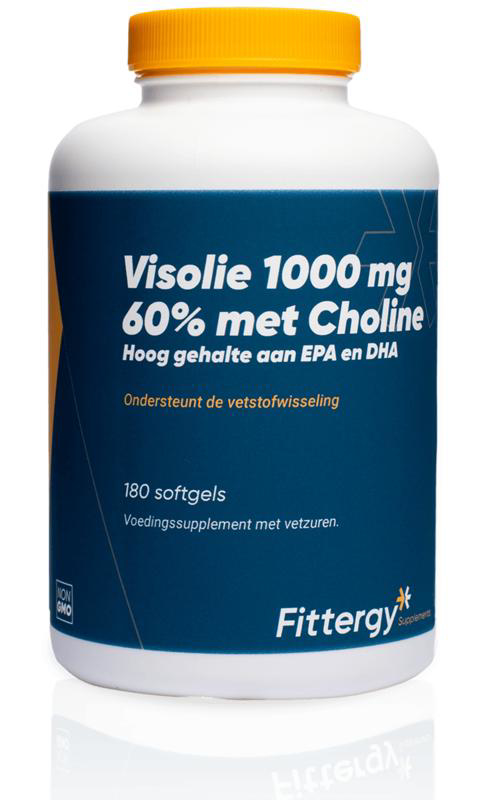 Fittergy - Visolie 1000 mg 60% met choline