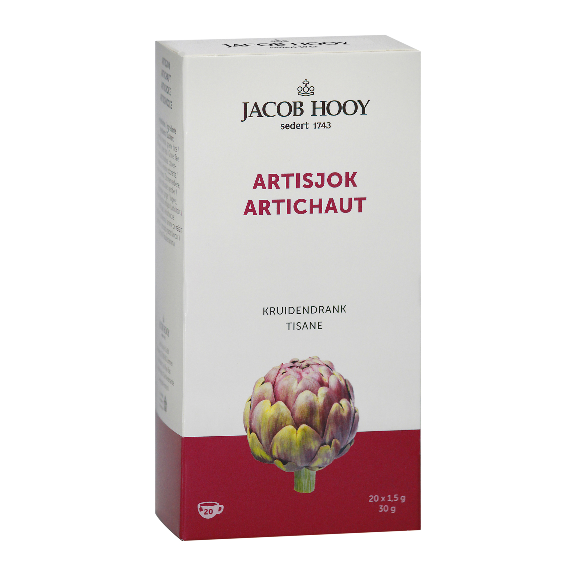 Jacob Hooy - Artisjok Theezakjes Gold
