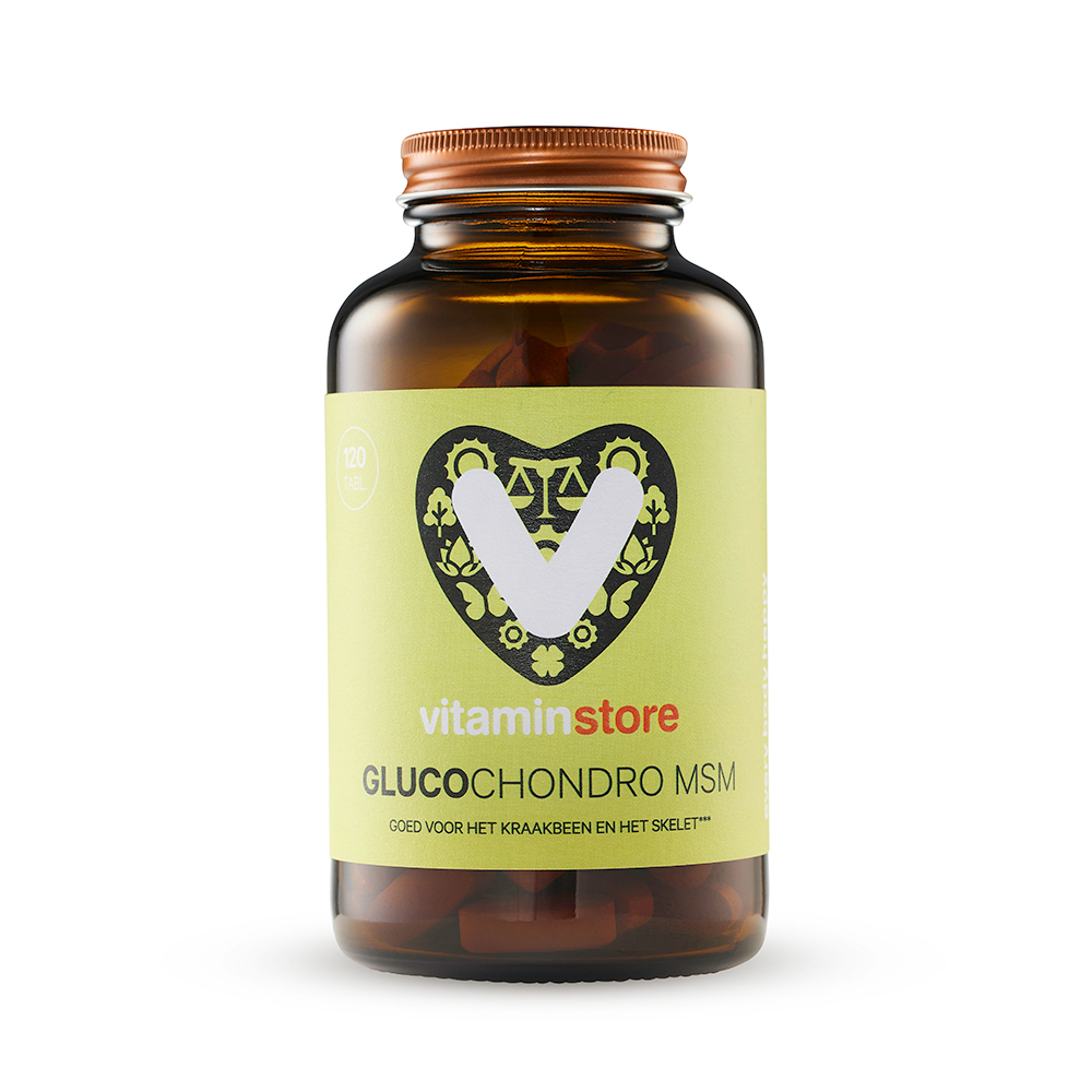  GlucoChondro MSM (met glucosamine) - 120 tabletten - Vitaminstore