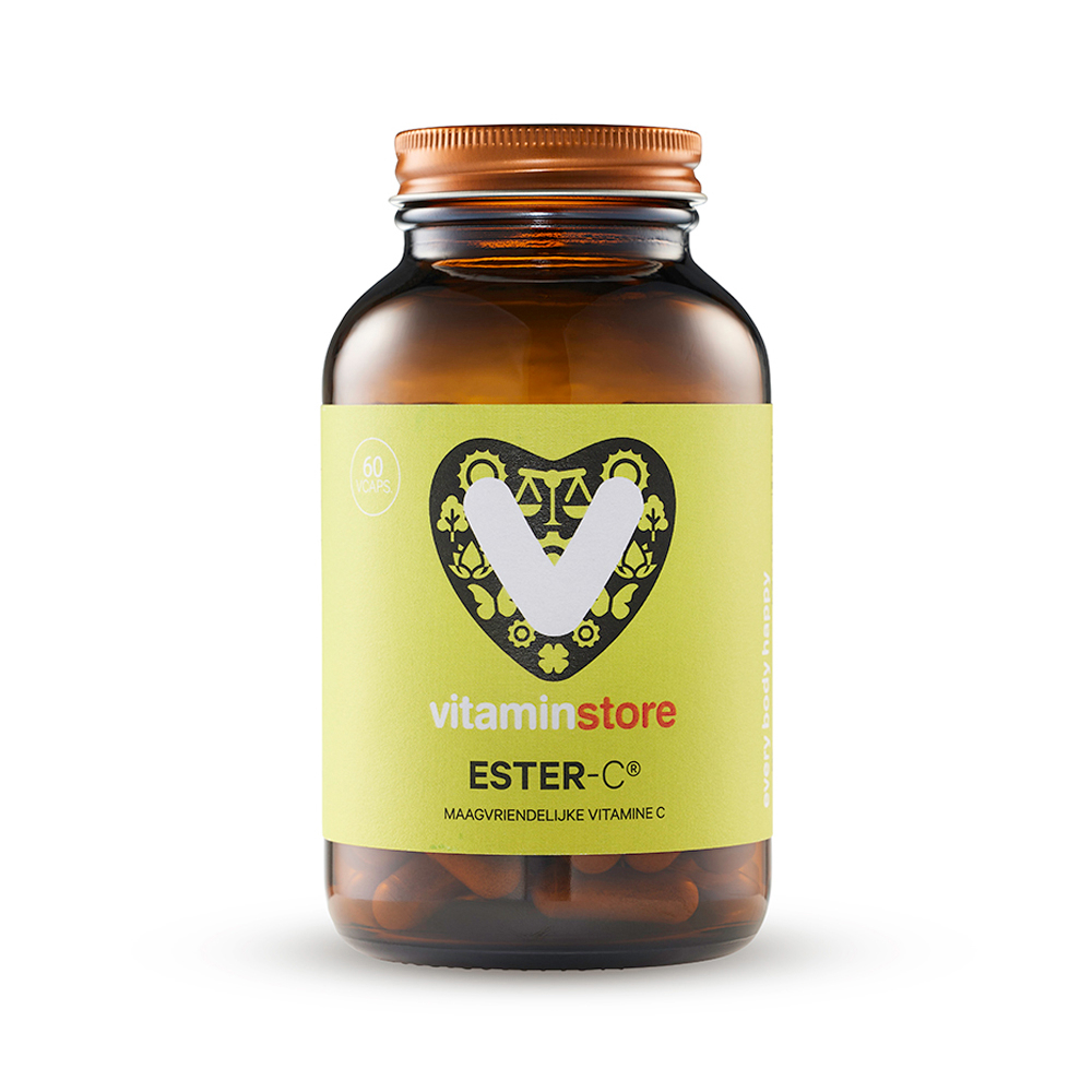  Ester-C® (zuurvrije vitamine C) - 60 vegicaps - Vitaminstore