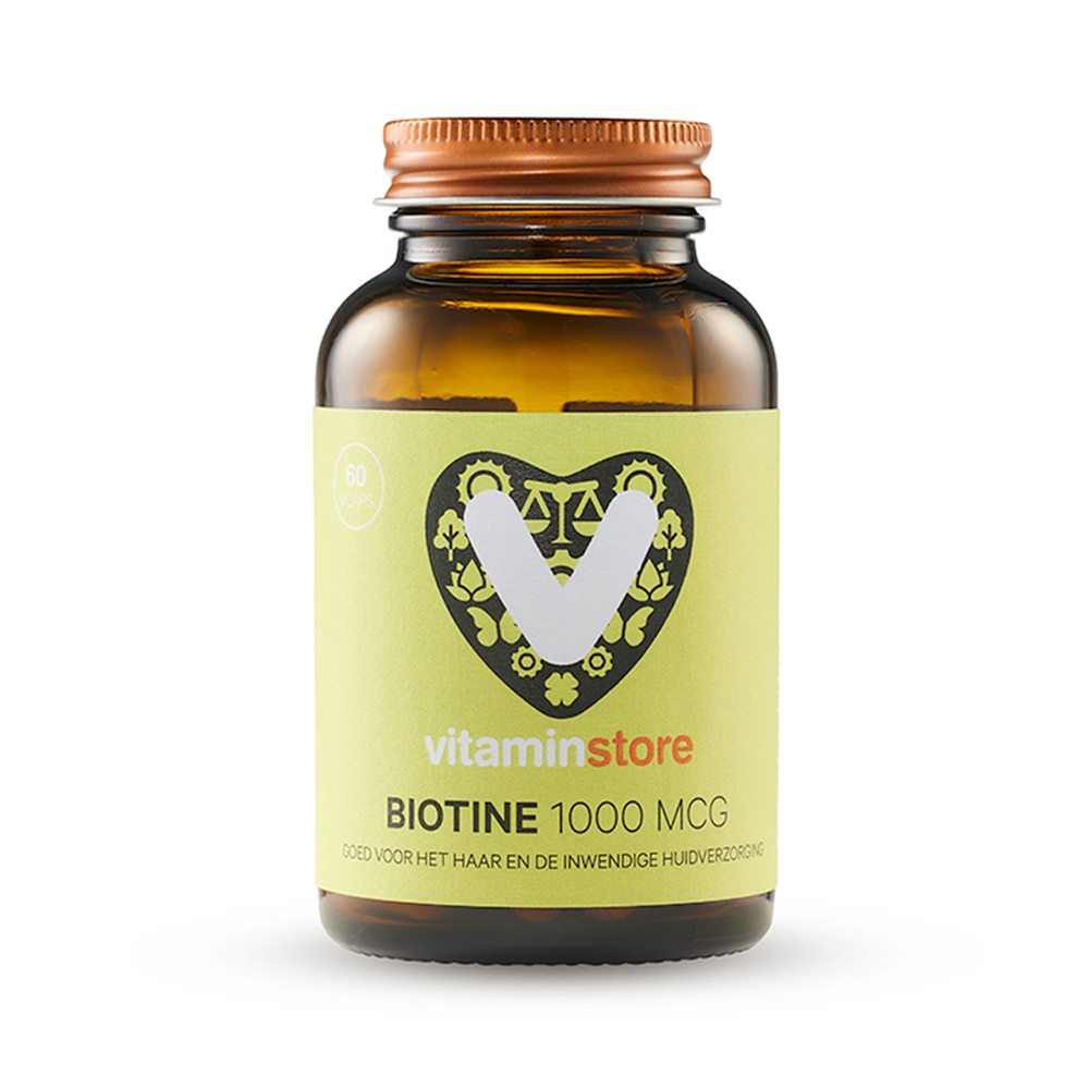  Biotine 1000 mcg (biotin) - 60 vegicaps - Vitaminstore