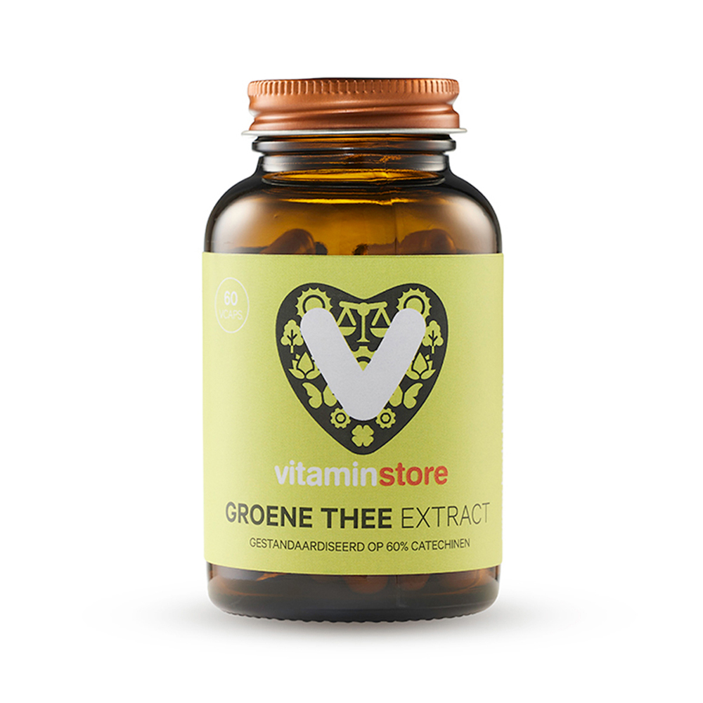  Groene Thee Extract - 2 x 60 vegicaps - Vitaminstore