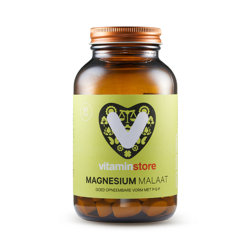  Magnesium Malaat - 90 tabletten - Vitaminstore