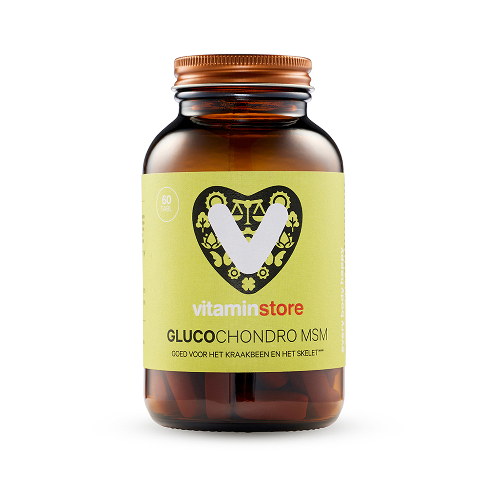  GlucoChondro MSM (met glucosamine) - 60 tabletten - Vitaminstore