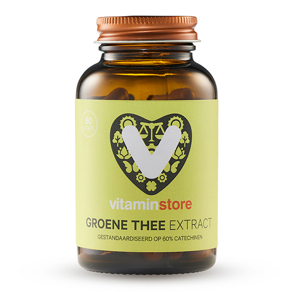 Vitaminstore - Groene Thee Extract - 60 vegicaps - Vitaminstore