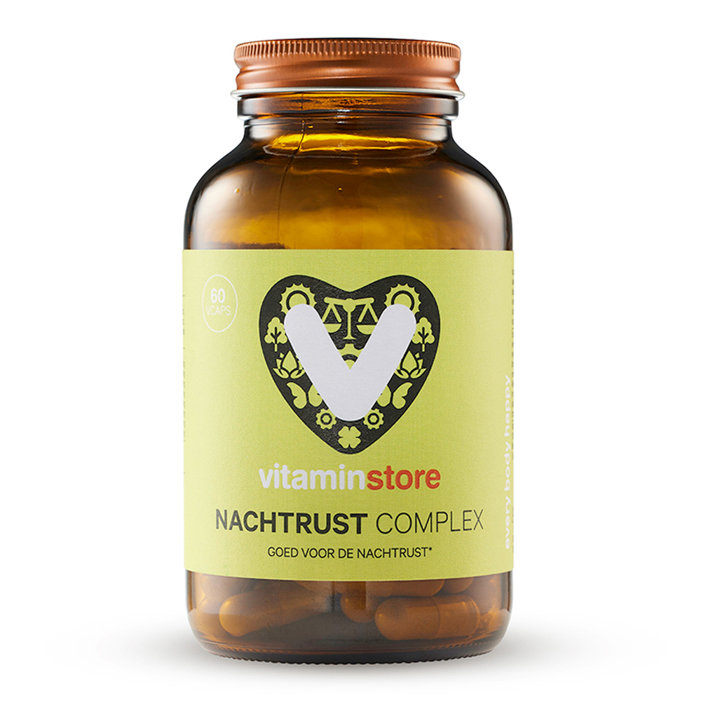 Vitaminstore - Nachtrust Complex met melatonine - 60 vegicaps - Vitaminstore