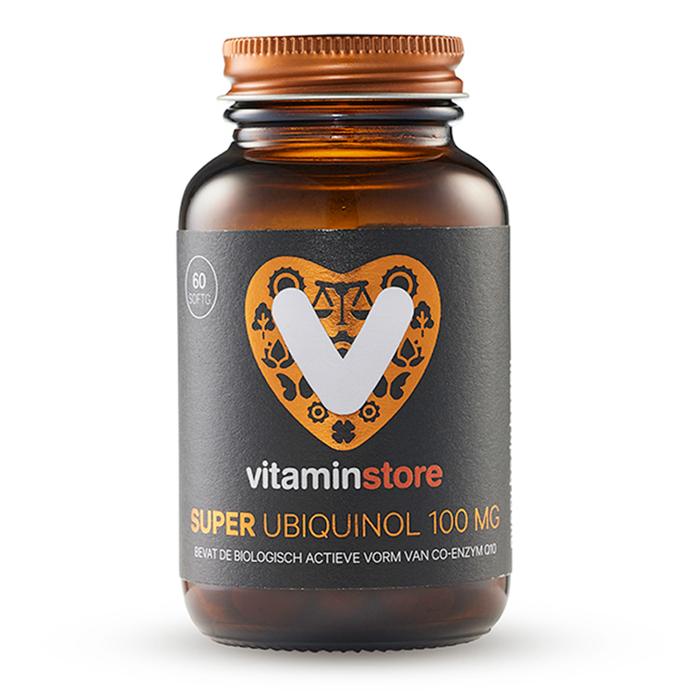Vitaminstore - Super Ubiquinol 100 mg (co-enzym Q10) - 60 vegigels - Vitaminstore