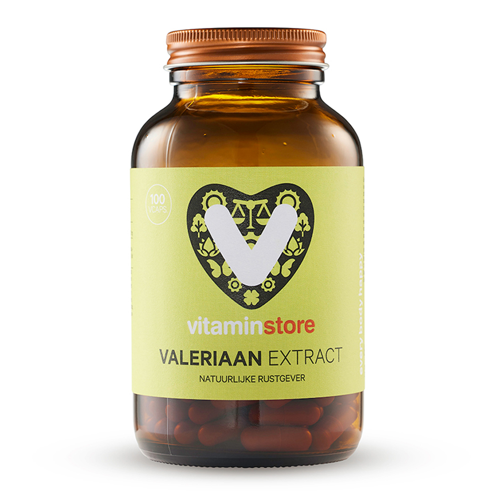 Vitaminstore - Valeriaan Extract - 100 vegicaps - Vitaminstore