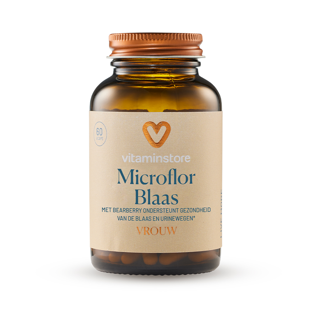 Vitaminstore - Microflor Blaas - 60 capsules - Vitaminstore