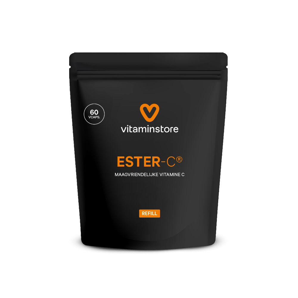 Vitaminstore - Ester-C 500 refill - 120 vegicaps - Vitaminstore