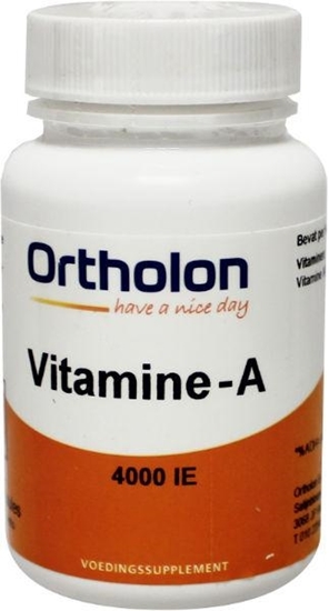 Ortholon Vitamine A 4000 afbeelding