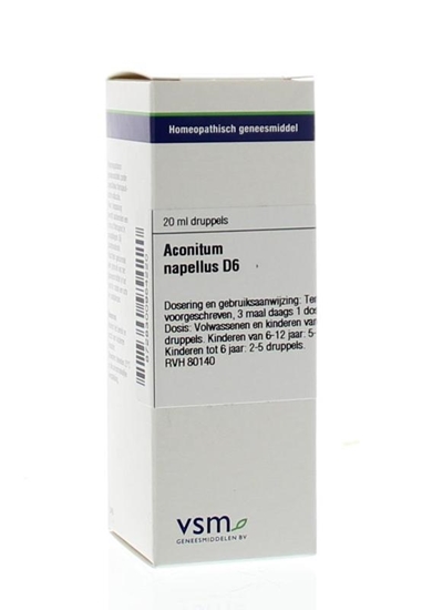 VSM Aconitum napellus d6 afbeelding