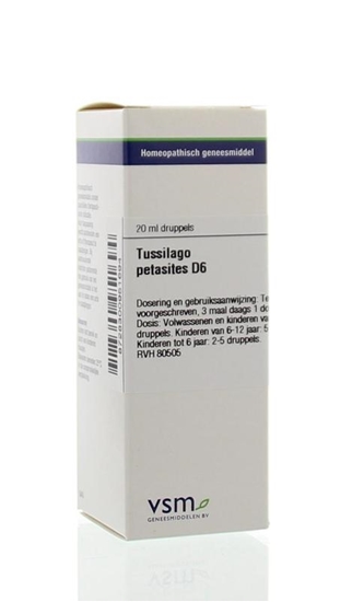 VSM Tussilago petasites D6 afbeelding