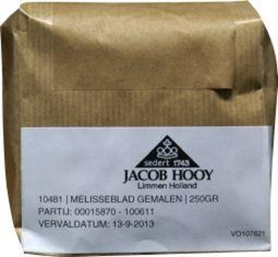 Jacob Hooy Melisseblad gemalen afbeelding