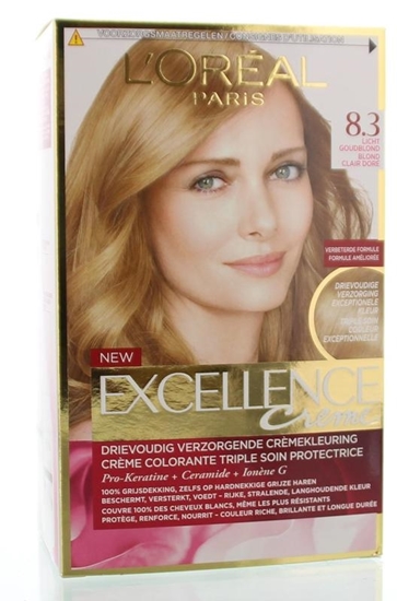 LOreal Excellence 8.3 licht goudblond afbeelding