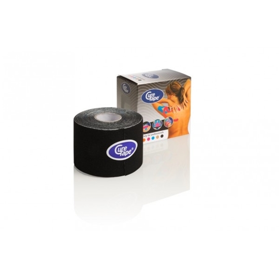 Cure Tape Zwart 5 m x 5 cm afbeelding