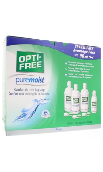Optifree Puremoist advantage MPDS pakket afbeelding
