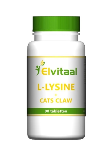 Elvitaal L-Lysine cats claw afbeelding