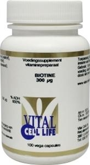 Vital Cell Life Biotine 300 mcg afbeelding