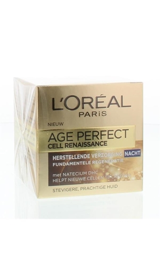 LOreal Age perfect cell renaissance night cream afbeelding