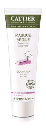 Cattier Roze klei masker aloe vera afbeelding