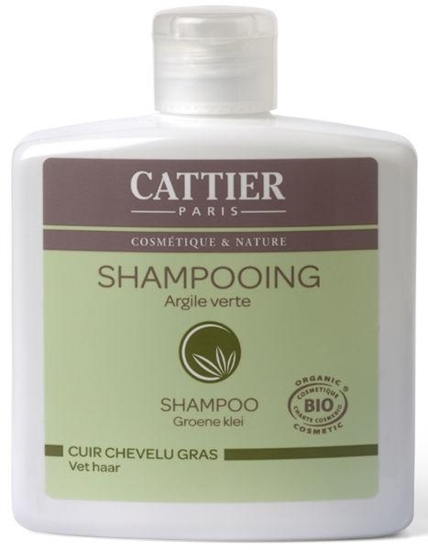 Cattier Shampoo vet haar groene klei afbeelding