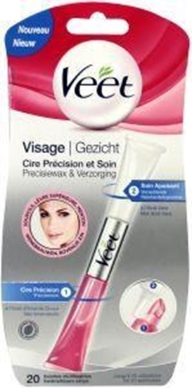Veet 2 in 1 Preciciewax gezicht 5 + 10 ml afbeelding