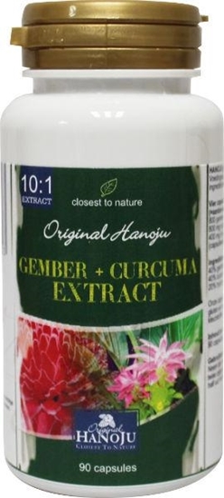 Hanoju Curcuma 200 mg & gember 200 mg afbeelding