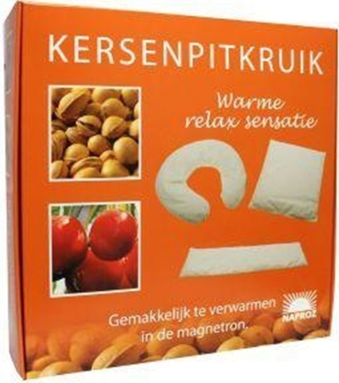 Naproz Kersenpitkussen u-vorm afbeelding