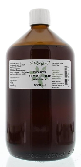 Cruydhof Zwarte kummel olie koudgeperst afbeelding