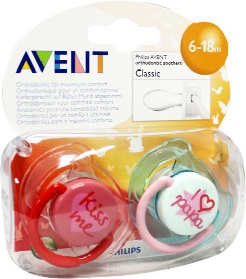 Avent Fopspeen fashion tekst 6-18 maanden afbeelding