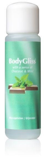 Bodygliss Glijmiddel / massagelotion chocolate/mint afbeelding