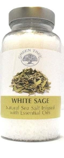 Green Tree Aromabrander zeezout witte salie afbeelding