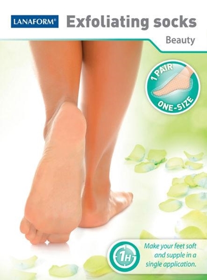 Lanaform Exfoliating socks one size afbeelding
