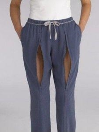 Ronwear Classic broek blauw vrouw afbeelding