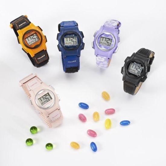 Lydion VibraLite kinderhorloge met alarm roze afbeelding