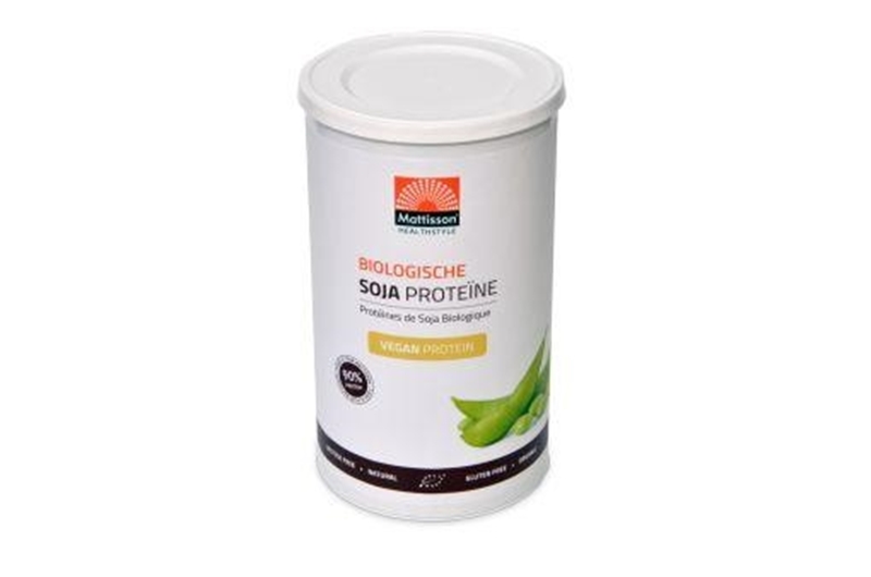 Mattisson Healthstyle Biologische Sojaproteine (90% eiwit) Mattisson Healthstyle Biologische Sojaproteine (90% eiwit) afbeelding