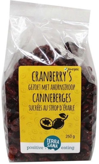 TerraSana Cranberry gedroogd ahornsiroop afbeelding